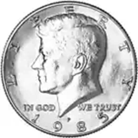 1985 P Kennedy Half Dollar Uncirculated US Mint - Picture 1 of 2